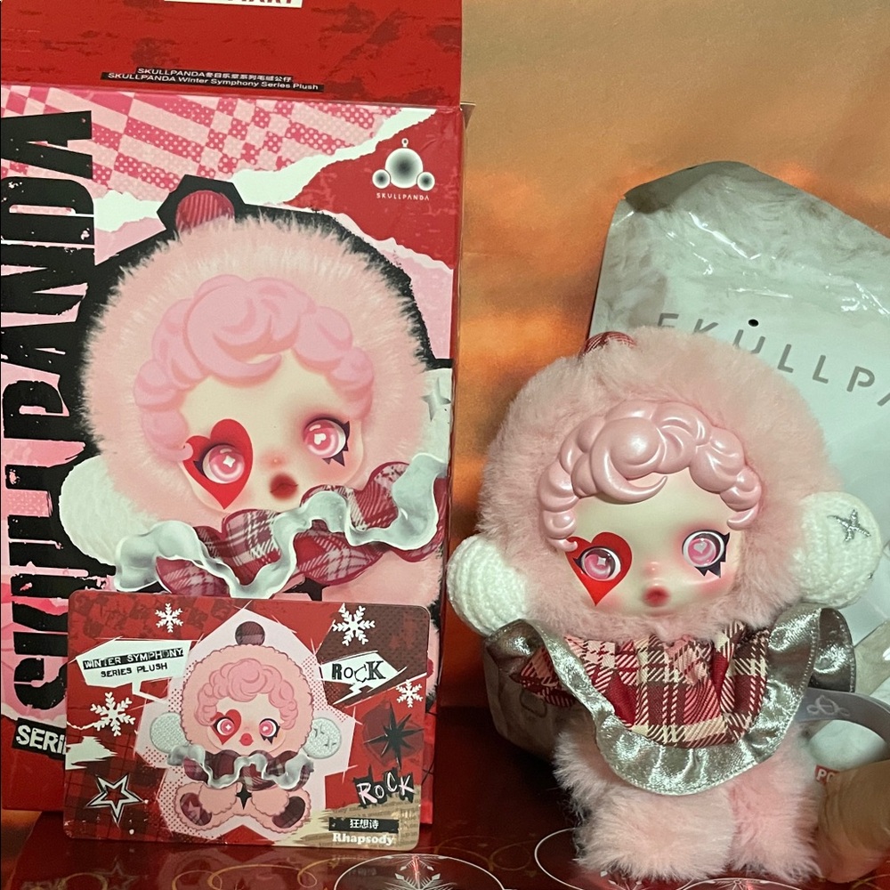 SkullPanda Winter Symphony Series Plush Pendant“Rhapsody”